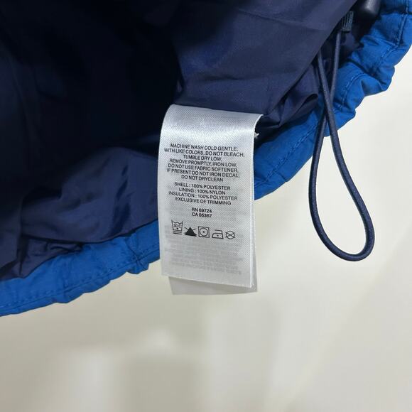 Columbia Mens Size Large Gray & Blue Full Zip Puffer Vest Outdoors Gorpcore - Picture 4 of 5